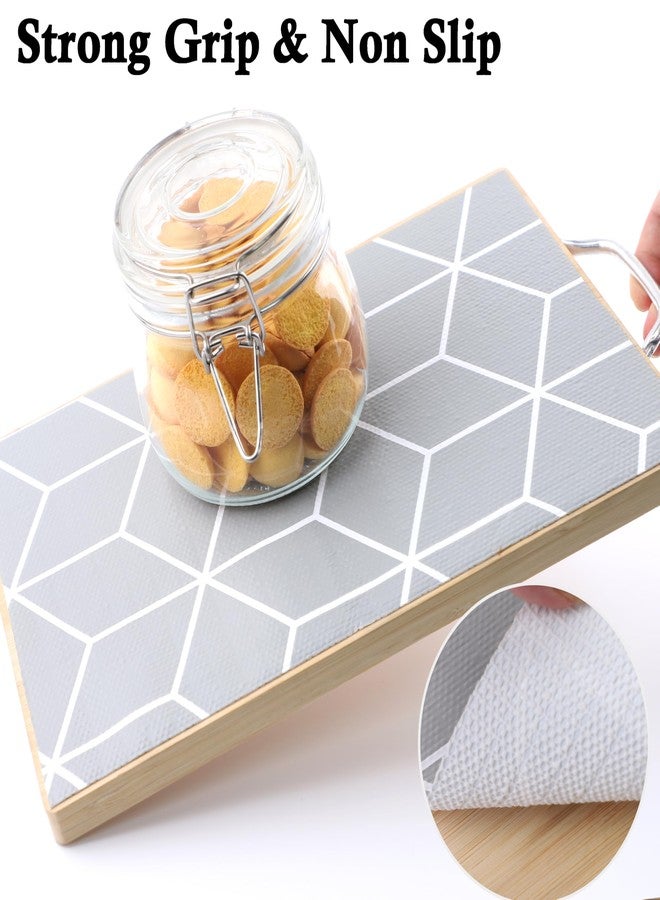 GMCOZY Shelf Liners for Kitchen Cabinets 24 Inch Wide X 20 Ft Non Adhesive Cabinet Drawer Liner Non Slip Water Oil-Proof Strong Grip Pantry Shelves Liner Bathroom Drawer Mat Cupboard Closet Fridge Liner - Image 4